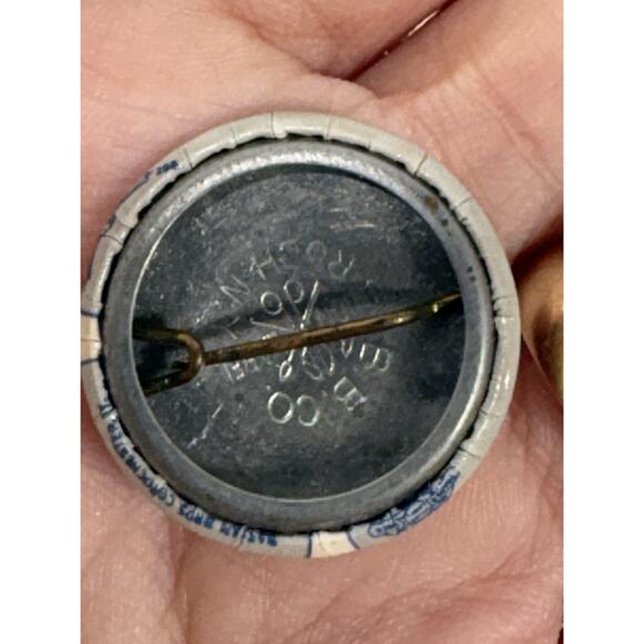 I.B. OF T.C.W. & H OF A Teamsters Union 1951 Button Pin - Meat Provisions Driver - Picture 6 of 6